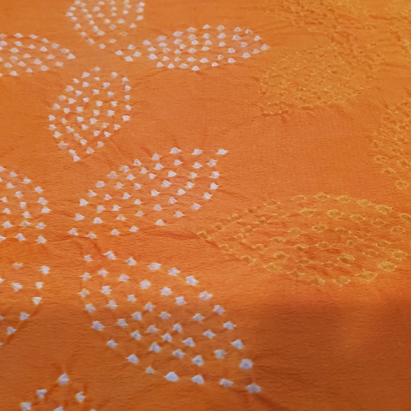 Bandhani Saree (Katan-Kanchipurum Style) Human Figures! Brand new! - Picture 9 of 16